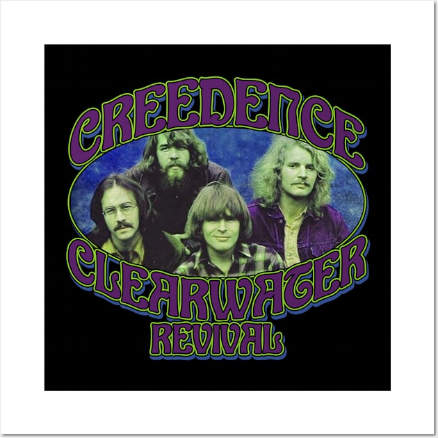 Creedence Clearwater Revival Vintage Wall Art by Moderate Rock